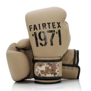 Gants de boxe de couleur marron,série militaire, fabriqués en microfibres